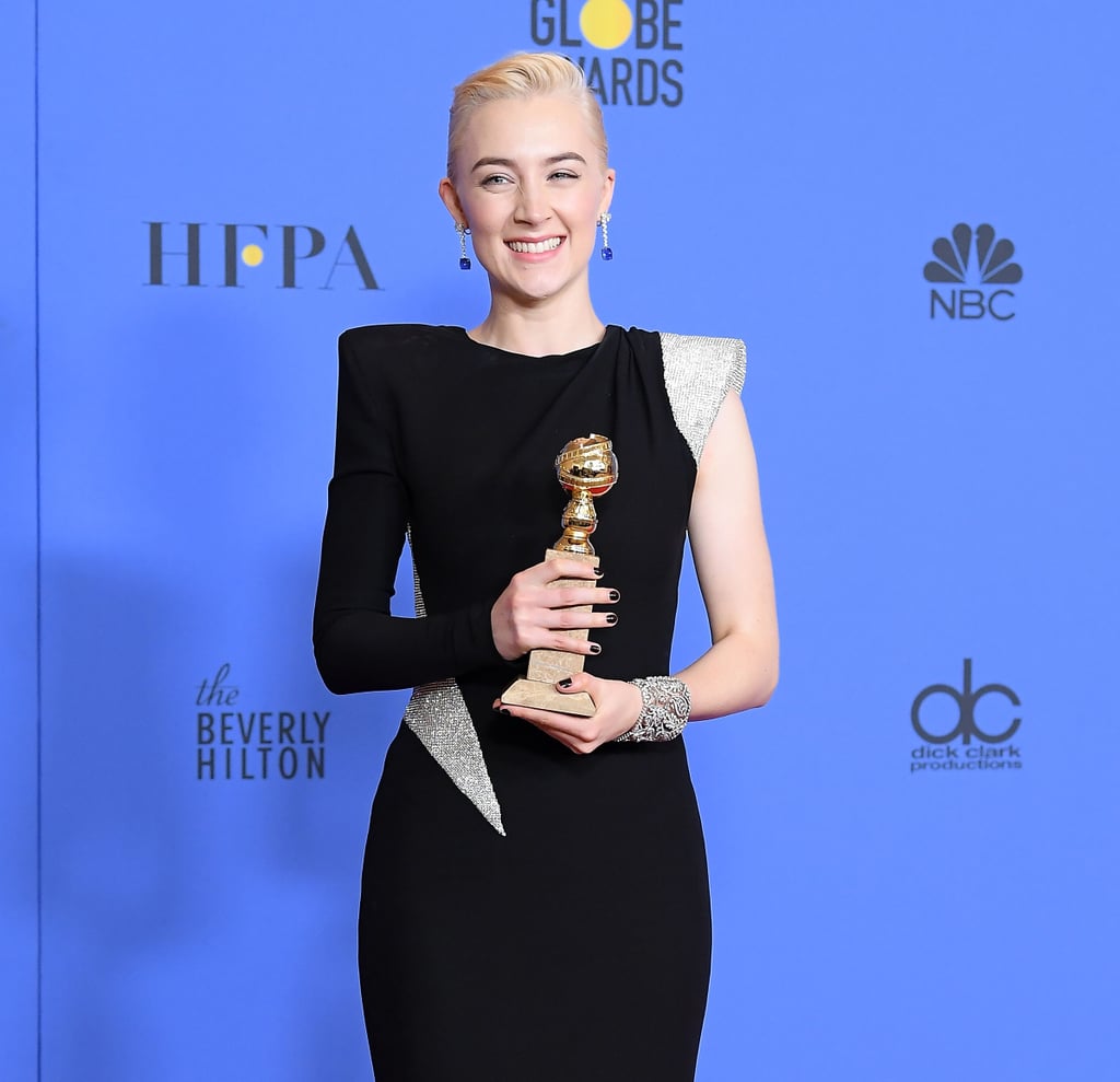 Saoirse Ronan at the Golden Globes 2018