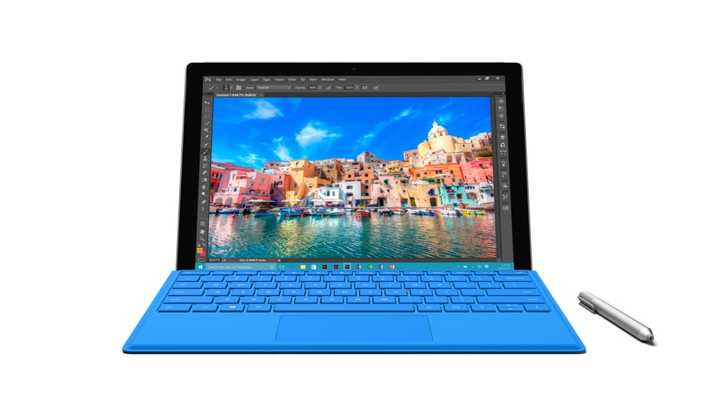 The new display on the Surface Pro 4.