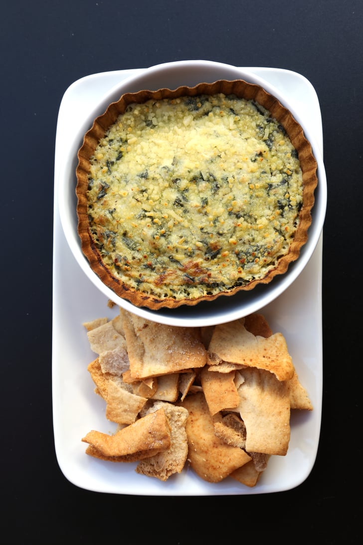 Spinach Artichoke Dip With Pita Chips (6 / 470 Calories) The Best