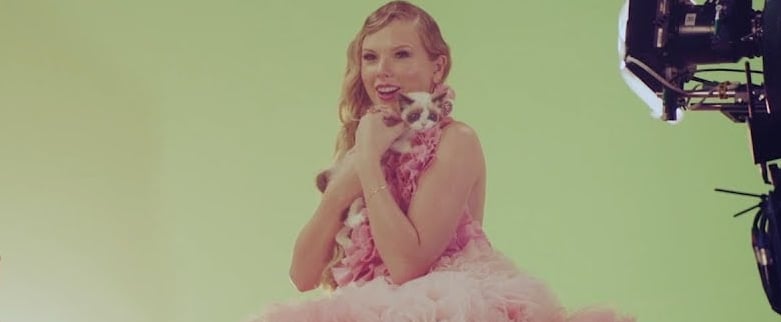 Taylor Swift Meeting Her Cat Benjamin Button on "Me!" Video