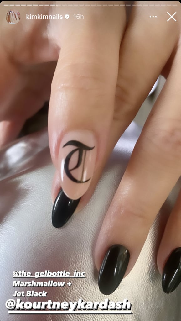 Kourtney Kardashian and Travis Barker's Met Gala Nails