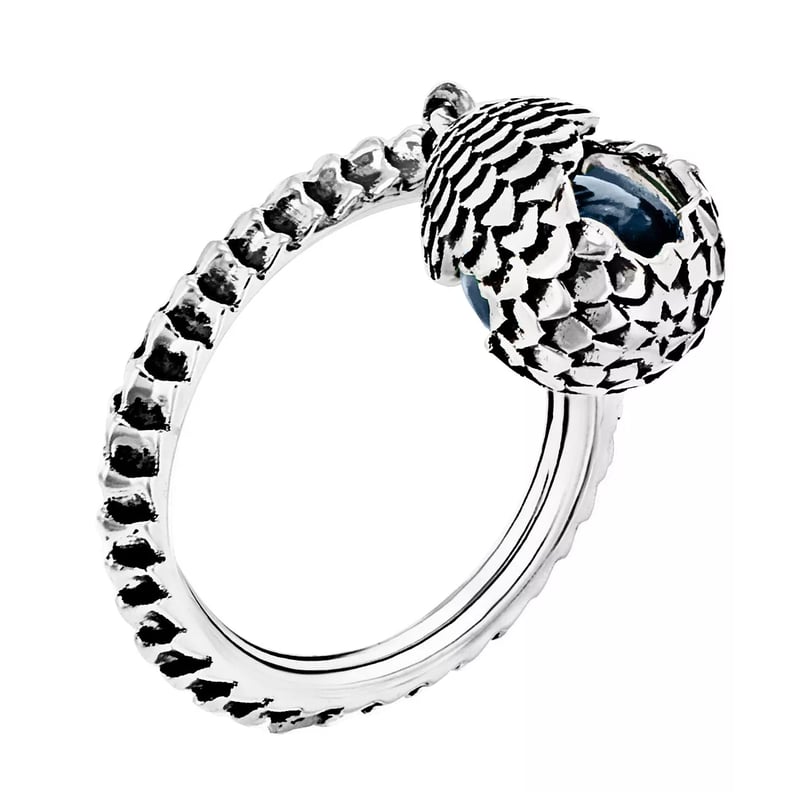 MEY For Game of Thrones Dragonstone Blue Labradonrite Ring