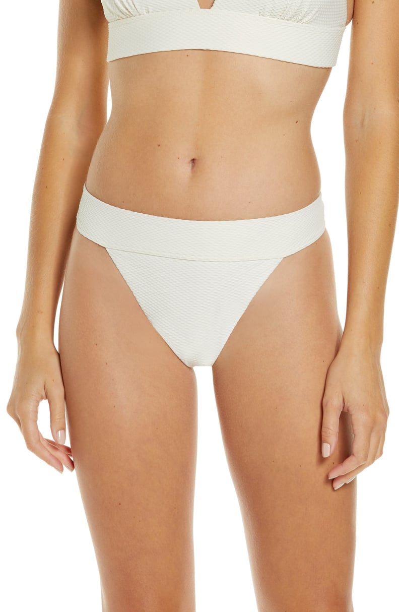 Chelsea28 Banded Textured Bikini Bottoms