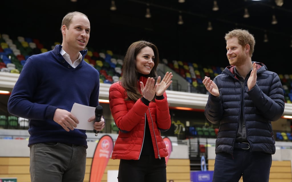 Prince Harry, Kate Middleton, Prince William at Olympic Park