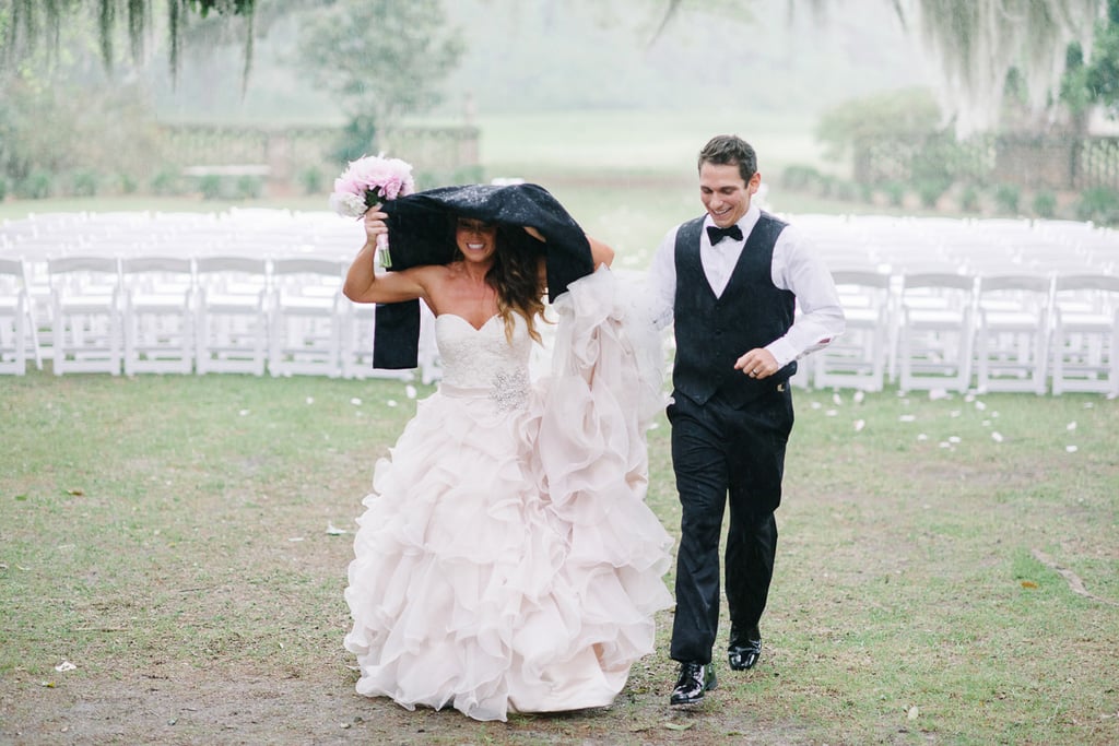 After being released from the hospital, I came to the conclusion that I could achieve everything I hoped for within my $35,000 budget; I just had to take matters into my own hands. I started doing tons of research on different wedding blogs and websites and found Wedgefield Plantation. It’s a stunning wedding venue with live oak trees, and an indoor reception space that was perfect for our blush and gold Southern wedding.
I chose vendors who connected with me on a personal level instead of seeking out the "biggest and best." Our florist has now become one of our most treasured friends. Our jazz band is local and plays at a restaurant every Friday night. Also, our photographer became like family. Working with them one-on-one, I saw how beautiful the outcome of their work could be.