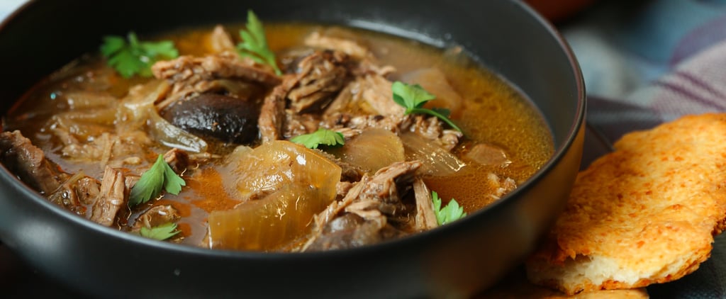 Slow-Cooker French Onion Pot Pie Soup Recipe