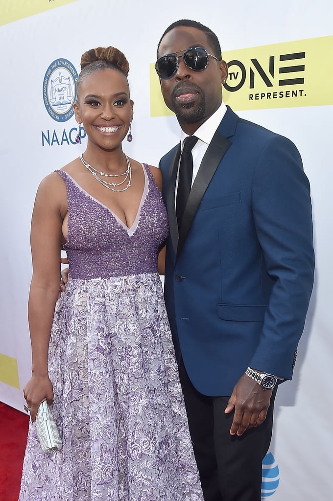 Pictured: Sterling K. Brown and Ryan Michelle Bathe