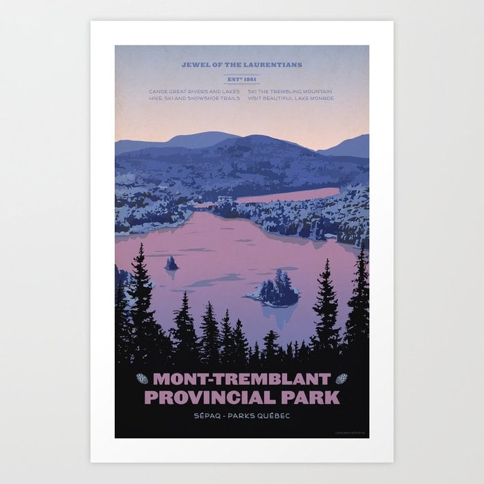 Mont-Tremblant Provincial Park Art Print