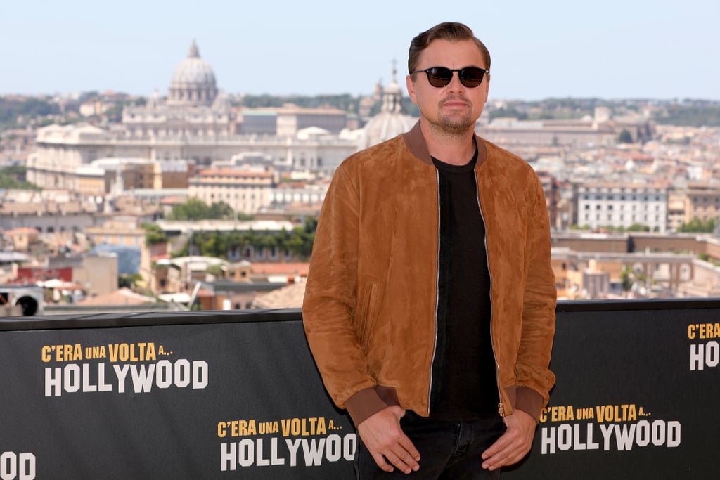 Leonardo DiCaprio at the Once Upon a Time in Hollywood photocall in Rome.