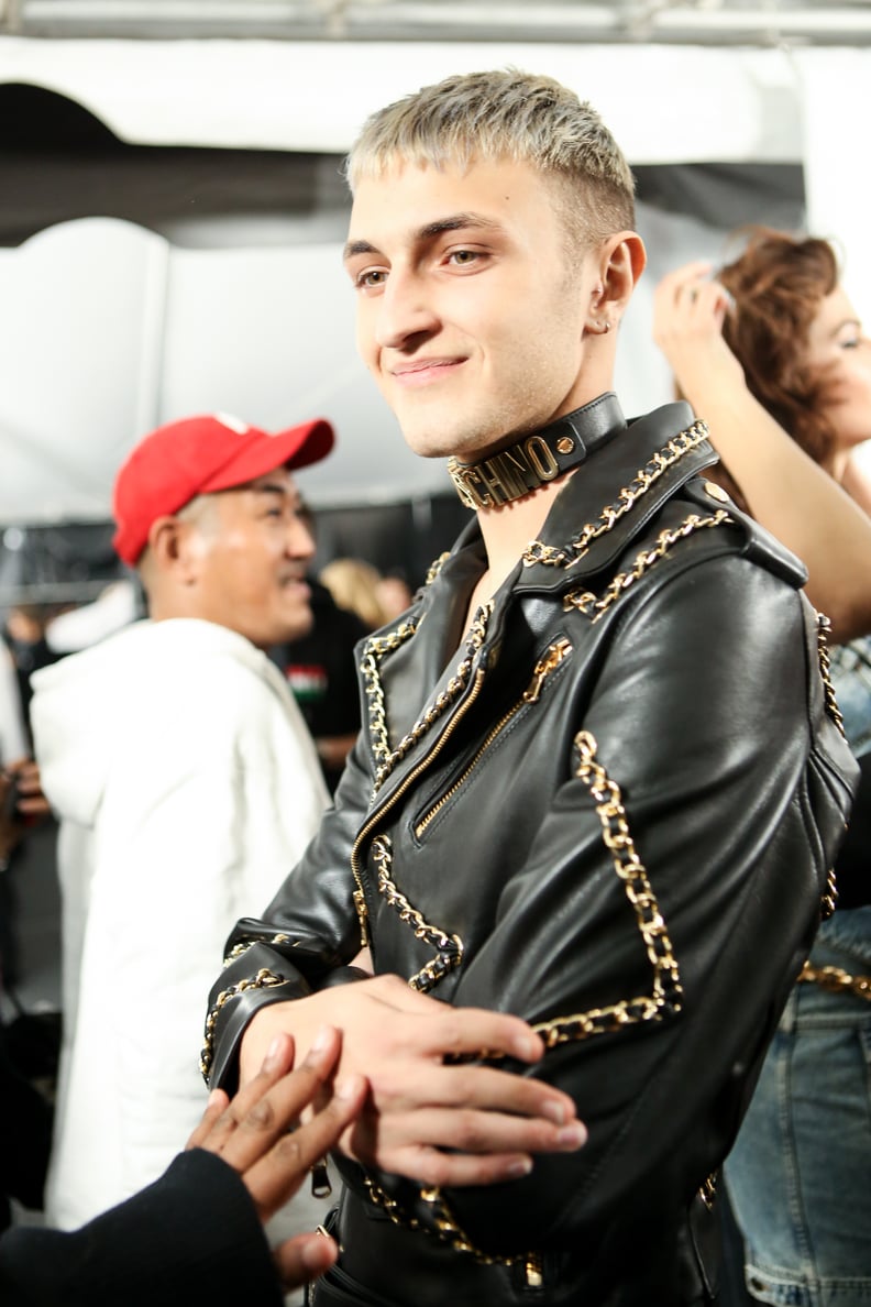 Anwar Hadid Backstage