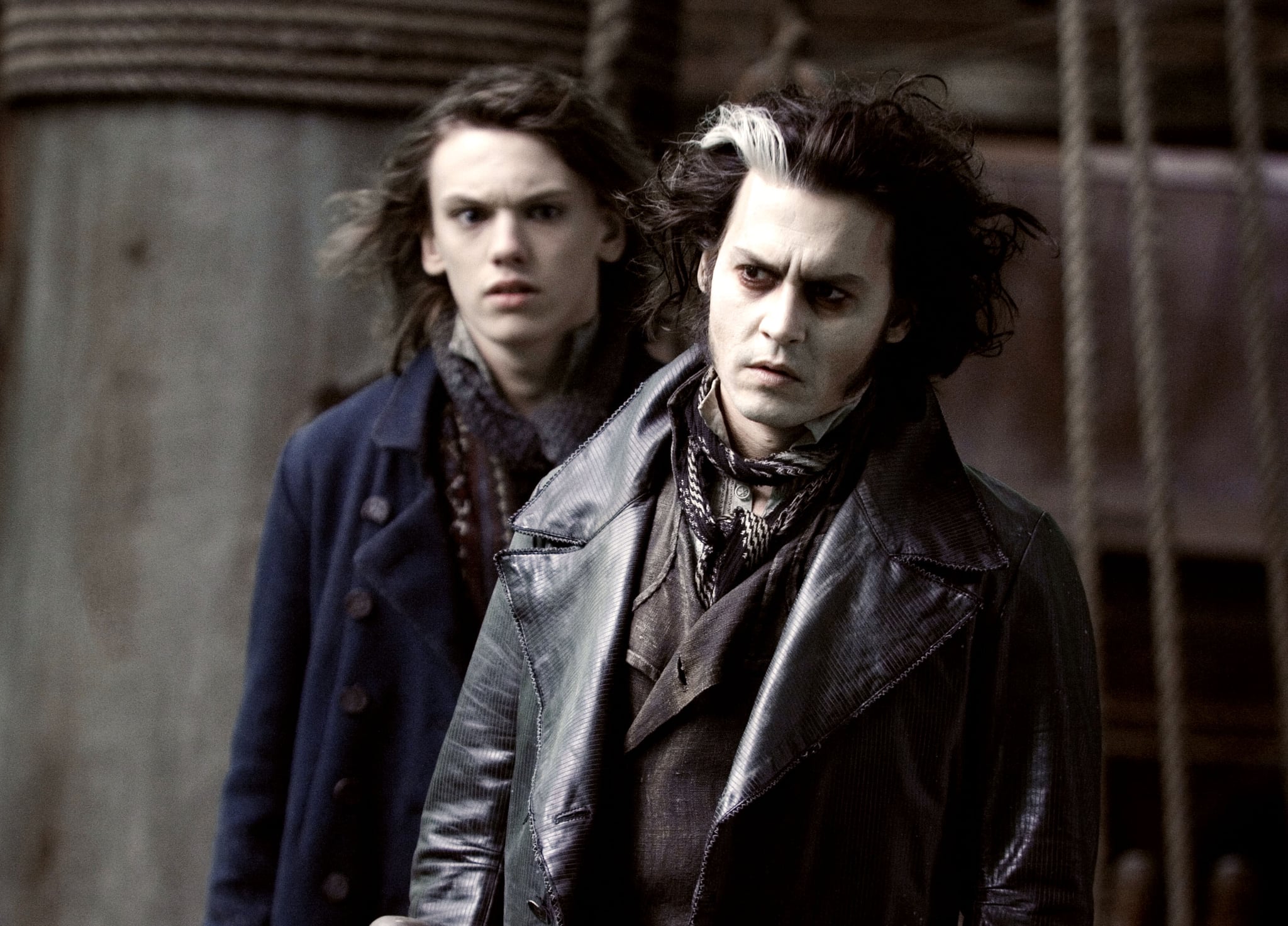 SWEENEY TODD: THE DEMON BARBER OF FLEET STREET, Jamie Campbell Bower, Johnny Depp, 2007. DreamWorks/courtesy Everett Collection