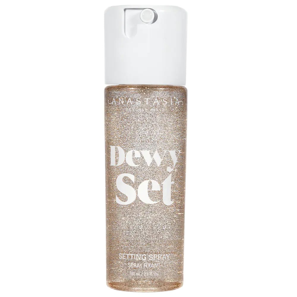 For a Shimmery Finish: Anastasia Beverly Hills Dewy Set Setting Spray