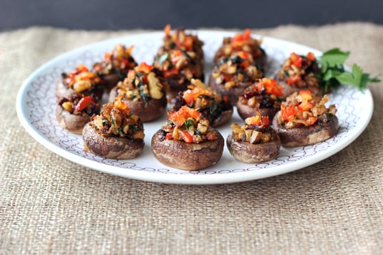 Grain-Free Stuffed Mushrooms