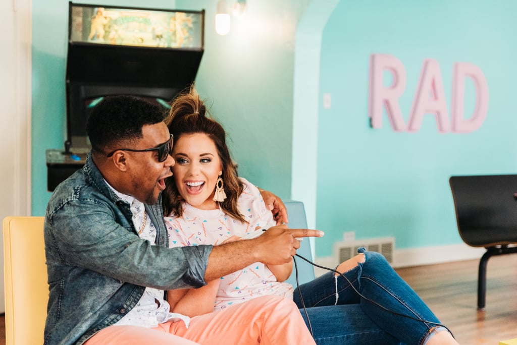 Retro '80s and '90s Engagement Shoot