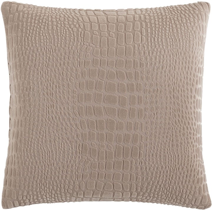 Faux-Crocodile Pillow ($40)