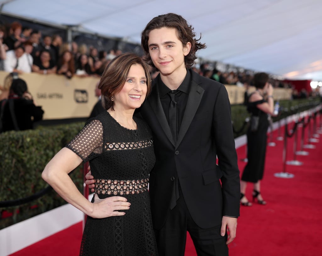 Timothee Chalamet at the 2018 SAG Awards | POPSUGAR Celebrity