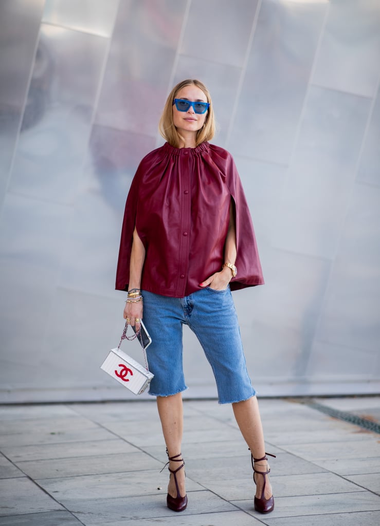 Dress Up Jean Shorts With Heels Outfit Ideas For 2018 POPSUGAR