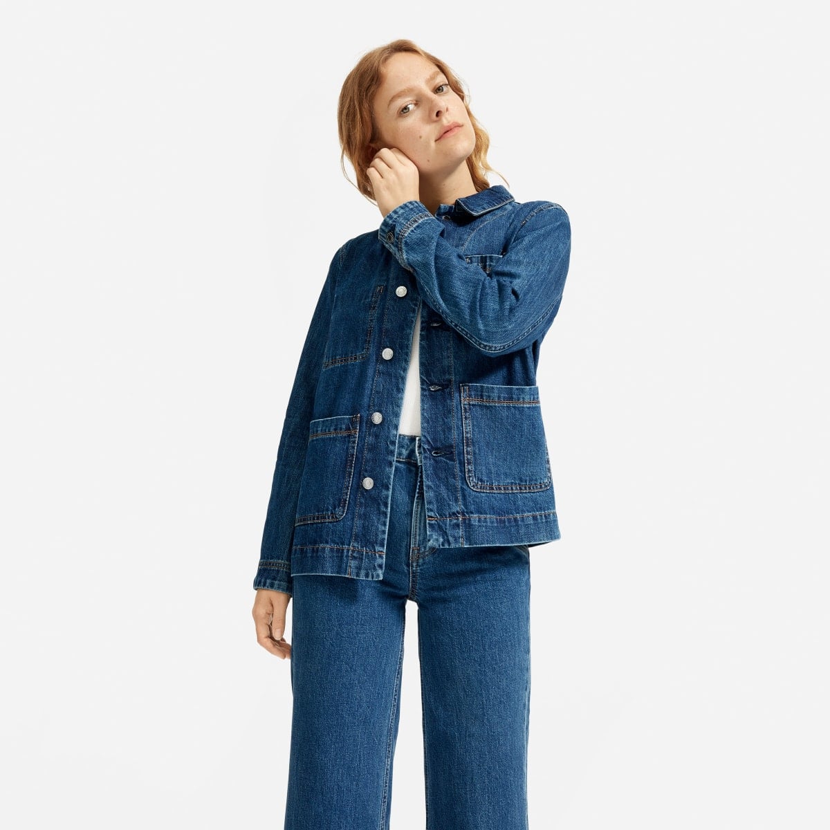 Everlane Denim Chore Jacket I m a Shopping Pro and These Are