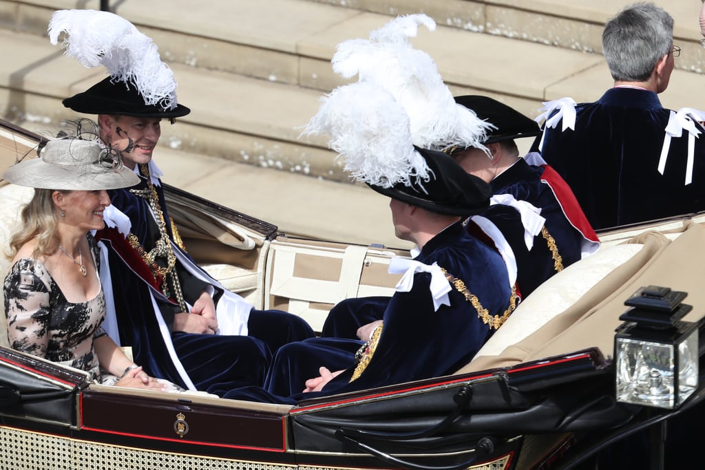 Sophie, Countess of Wessex, Prince Edward, Prince William, and Prince Andrew