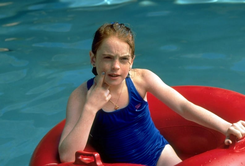 Lindsay Lohan's Blue Nail Polish in "The Parent Trap"