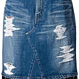 Junya Watanabe Fringed Denim Skirt