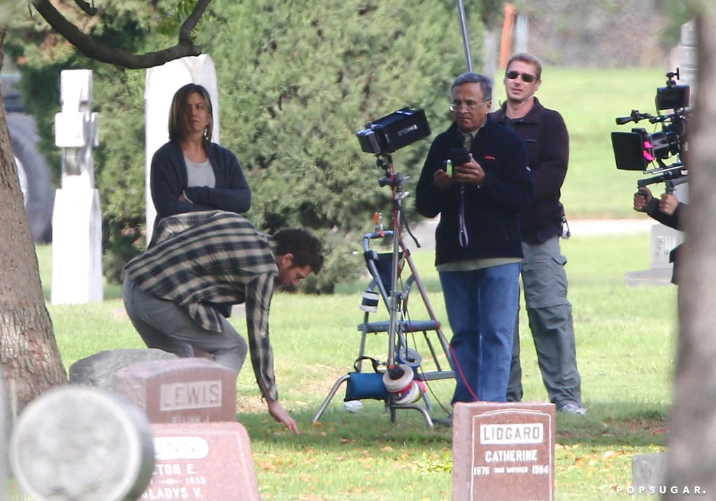 Jennifer Aniston and Sam Worthington Film Cake in LA