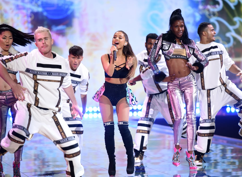 Ariana Grande at the Victoria's Secret Fashion Show 2014
