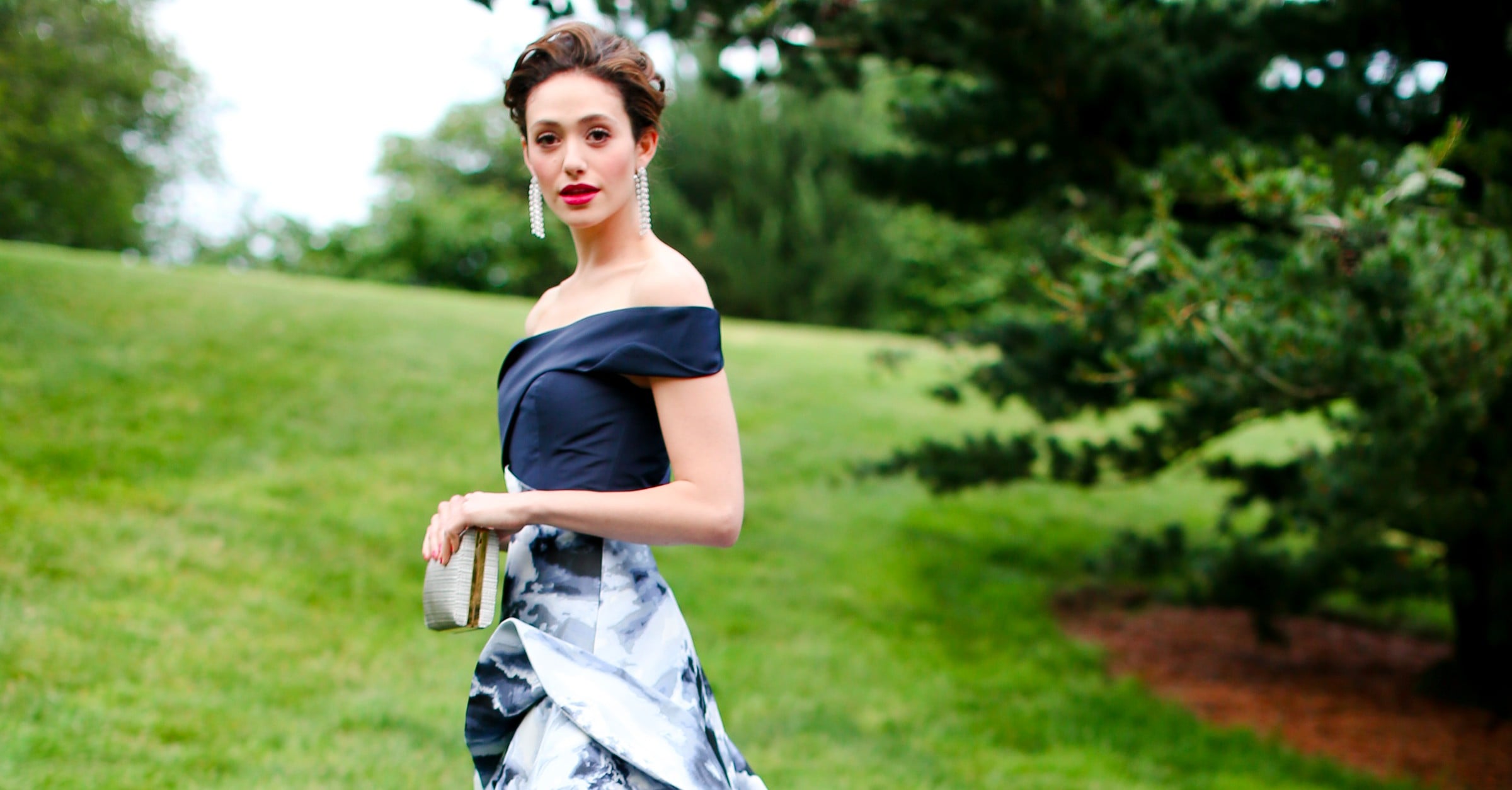 Emmy Rossum's Carolina Herrera Wedding Dress PS Fashion(02)