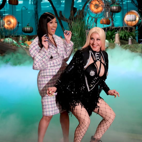 Ellen DeGeneres Dressed as Cardi B For Halloween Pictures