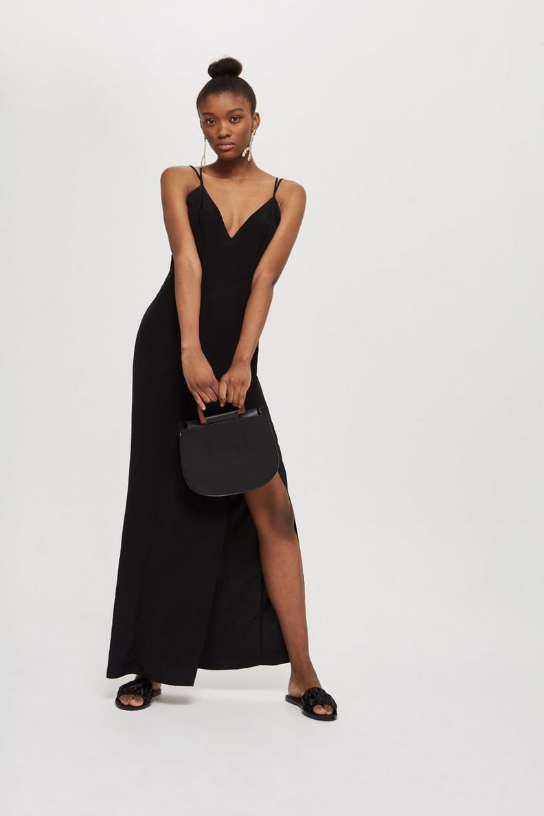 Topshop Plunge Maxi Dress