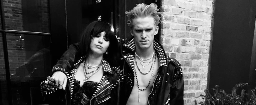 Miley Cyrus and Cody Simpson Couldn't Keep Their Hands Off Each Other in Their Couples Costume