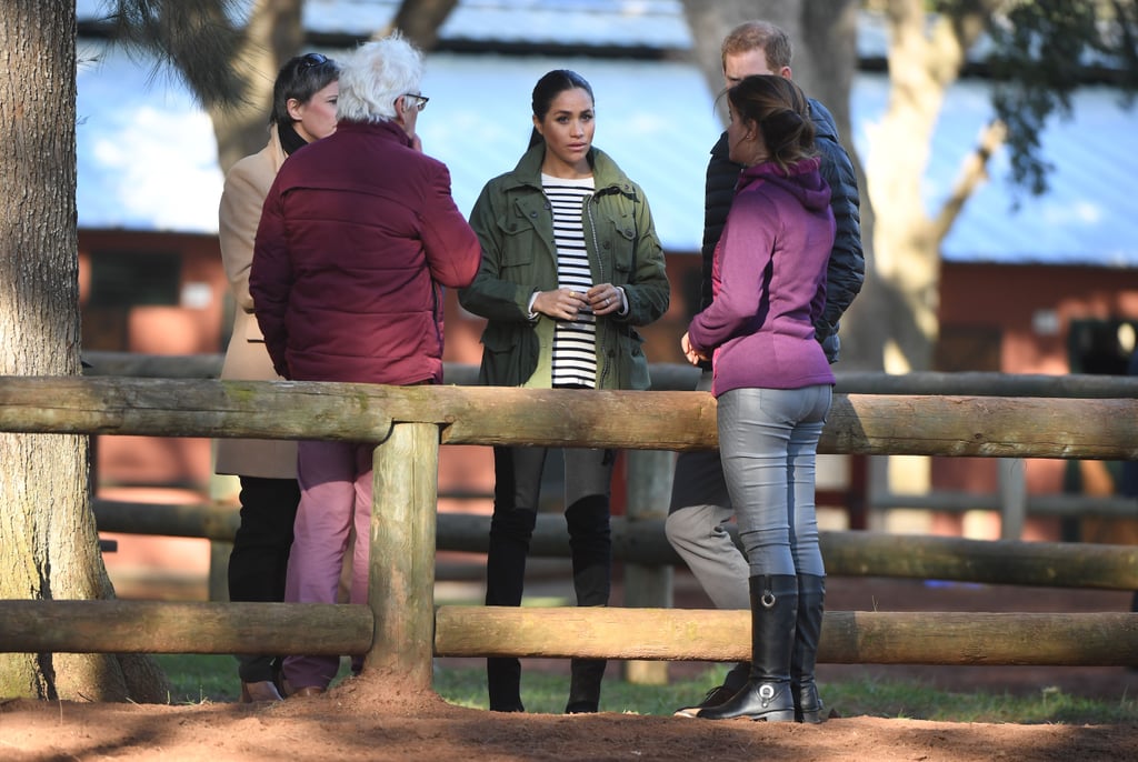 Meghan and Harry With Horses on Morocco Tour February 2019