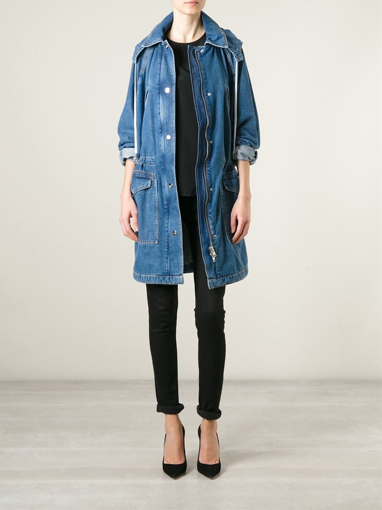 Love Moschino Denim Hooded Parka ($555)