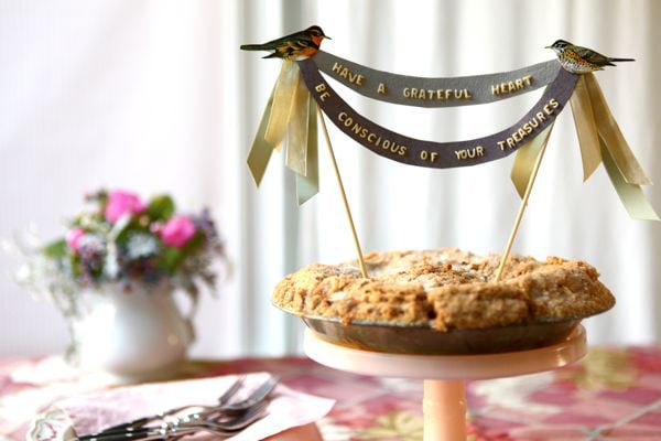 Alphabet Pie-Topper