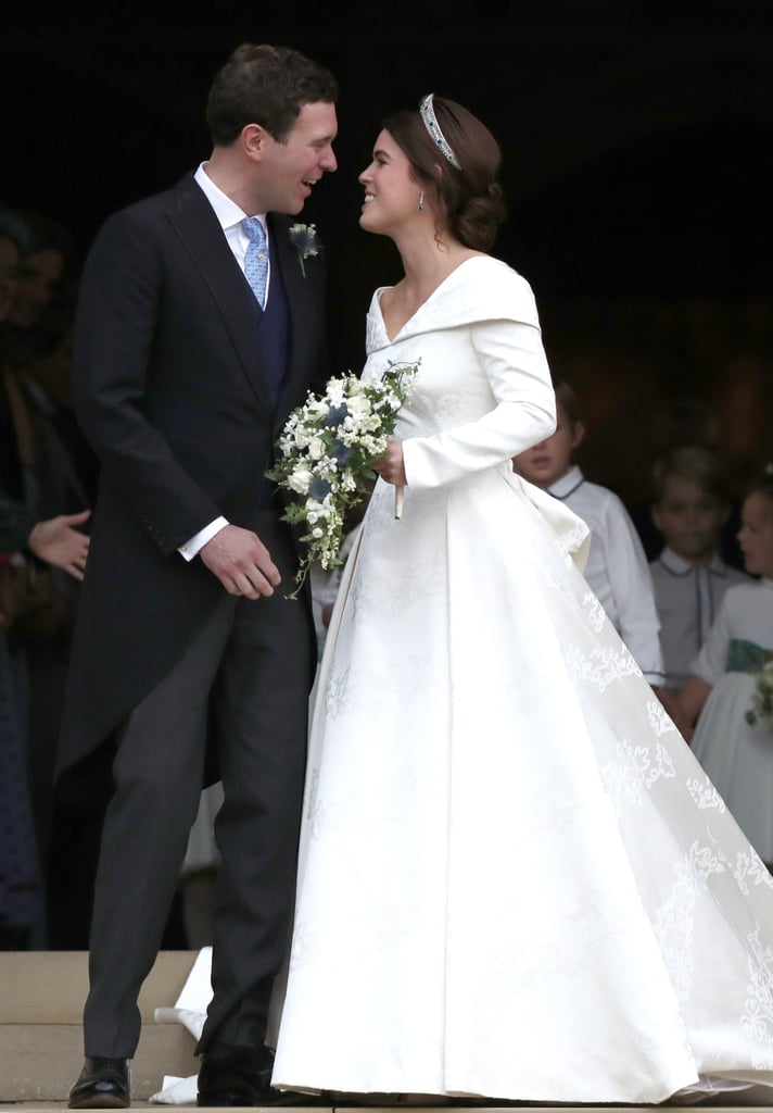 Princess Eugenie Jack Brooksbank Wedding Outfit Exhibition