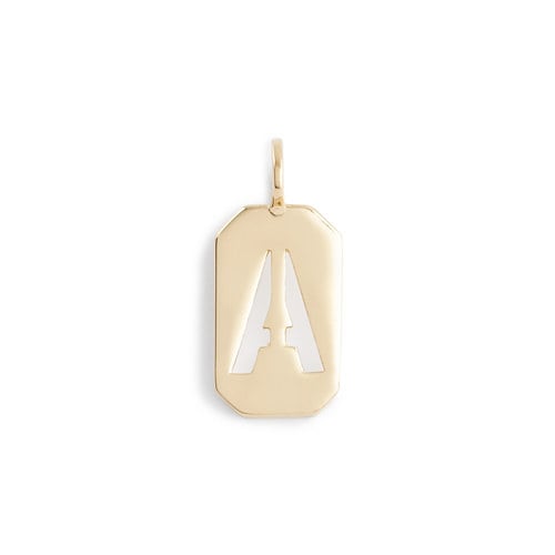 Jennifer Fisher x J.Crew Octagon Letter Tag