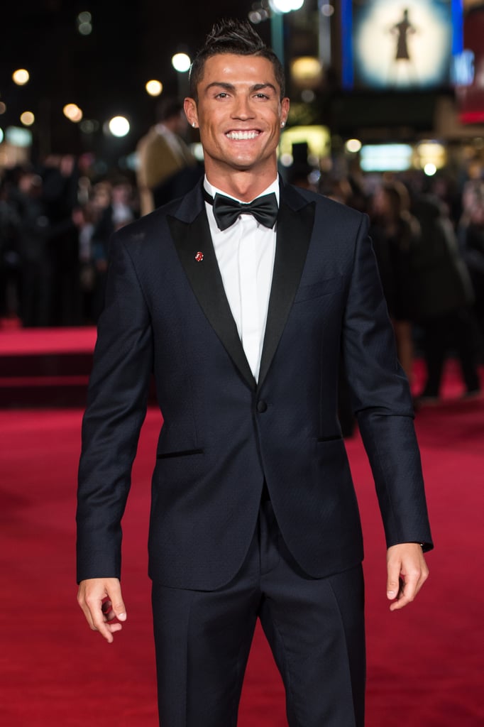 Cristiano Ronaldo and His Son at the Premiere of Ronaldo