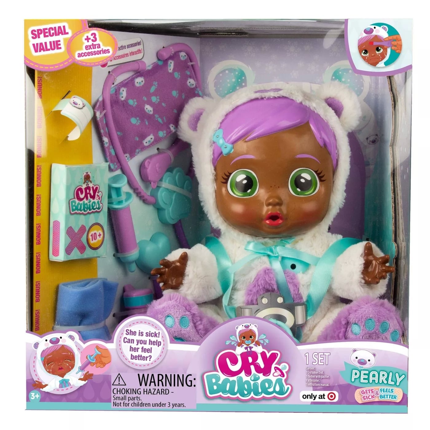 cry baby doll at target