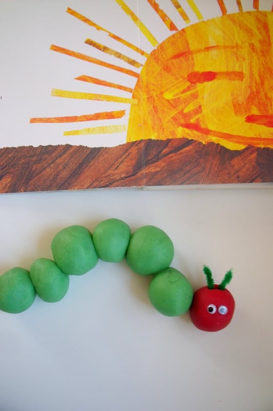 Play-Dough Caterpillar