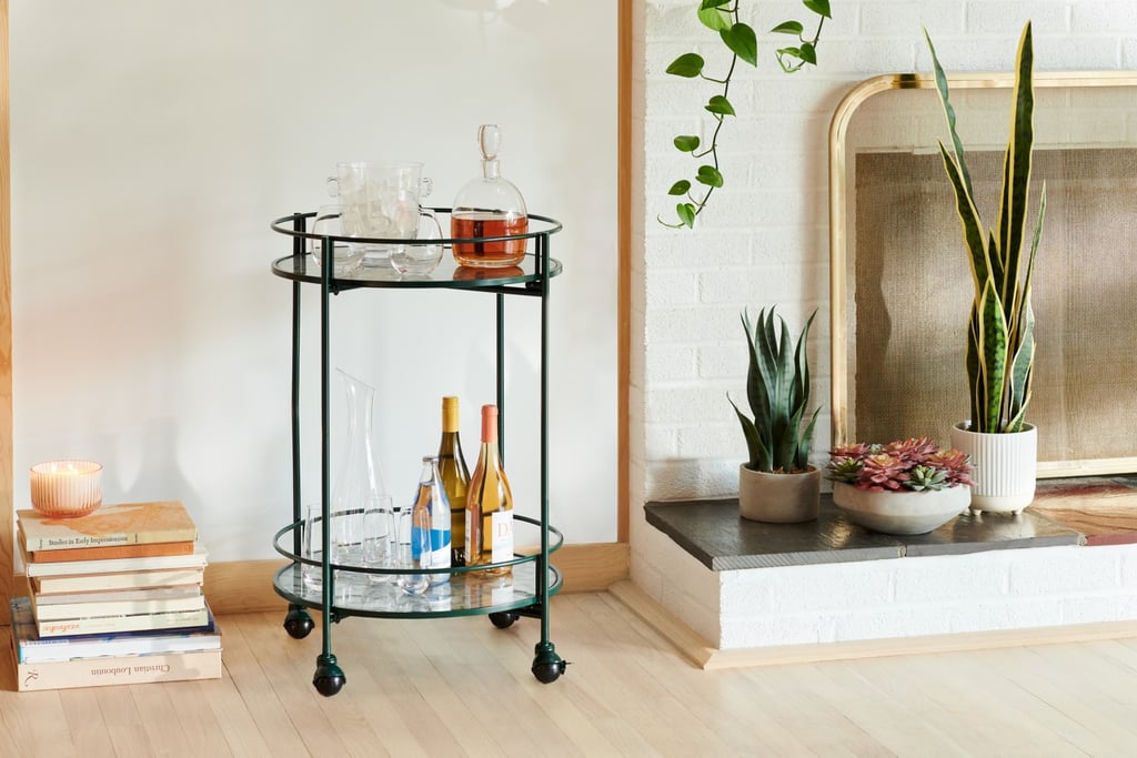 A Contemporary Bar Cart