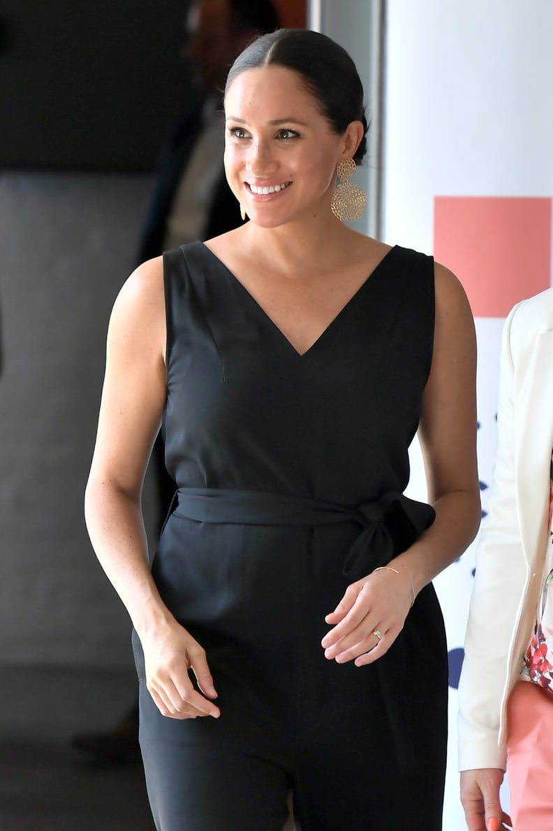 Meghan Markle's Gold Earrings in Cape Town, South Africa