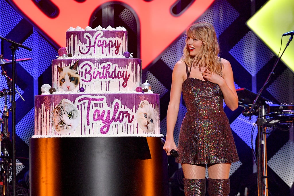 Taylor Swift Gets a Cake For 30th Birthday at Jingle Ball