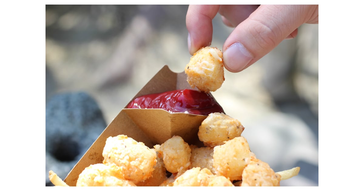 Fried Cheese Curds With Spicy Boysenberry Ketchup at Calico Fry Knott's Berry Farm Boysenberry