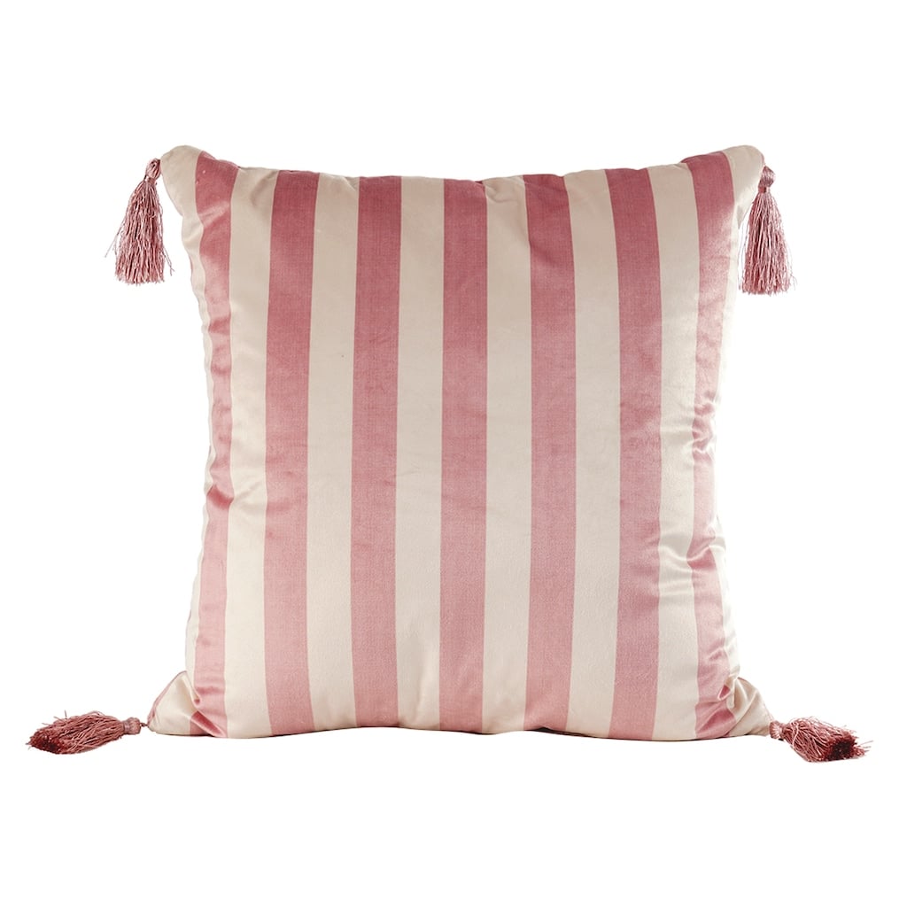 Pink and Cream Striped Softline Pillow