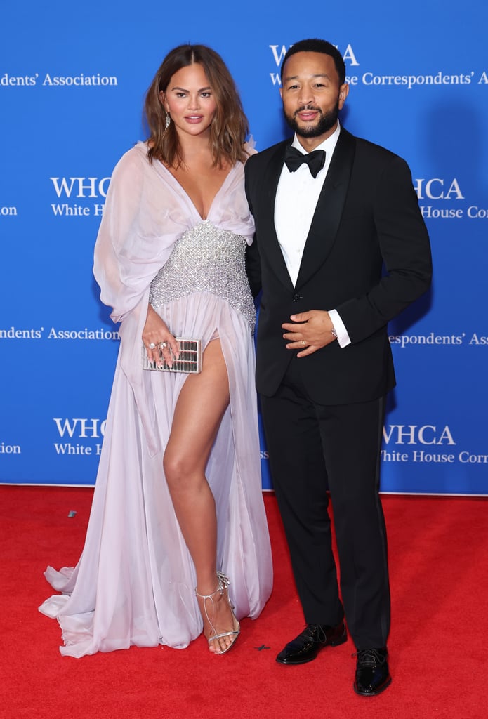 Chrissy Teigen and John Legend Attend Dinner at White House POPSUGAR