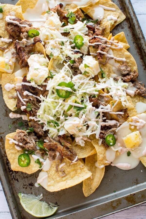 Asian Chicken Nachos