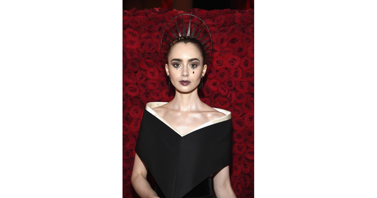 Lily Collins Makeup At The Met Gala 2018 Popsugar Beauty Uk Photo 4 6698