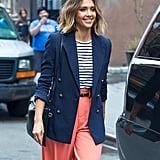 Style Your T-Shirt With: A Blazer and Pants