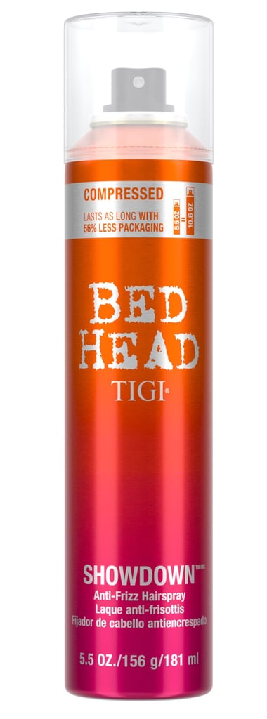 Bed Head Showdown (coming soon to Ulta) is one of Justice's under-$20 hair essentials. "It's hot in the summer," she said. "If I want to put my hair in a tight bun that would be great to sort of smooth this down, give it a slight shine and get rid of frizz."