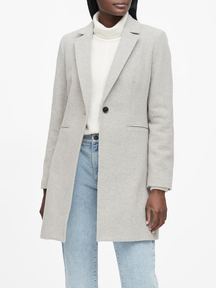 Banana republic new arrivals melton coat